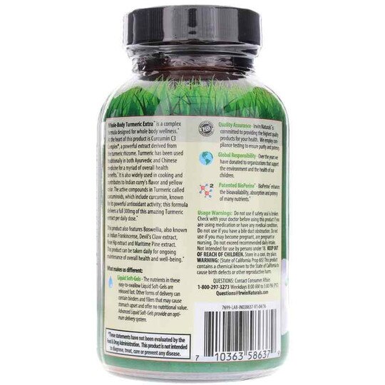Whole-Body Turmeric Extra, IRN